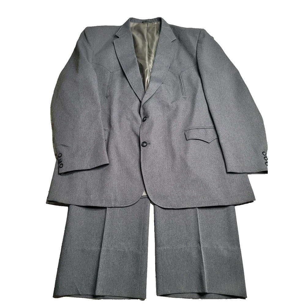 Circle S Men's Suit Gray‎ Size 50L Western Suit